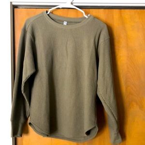 Uniqlo Waffle Crew Neck